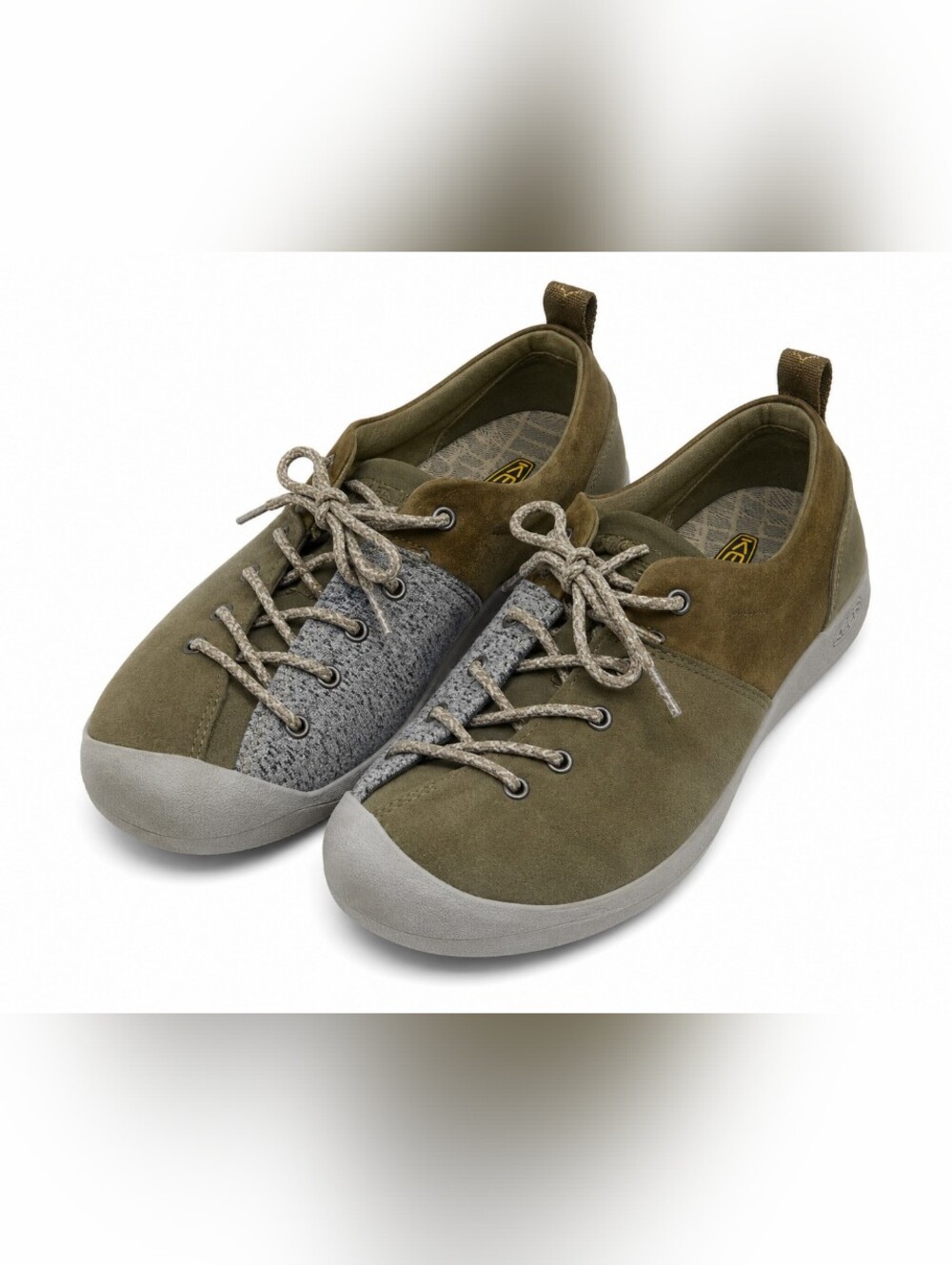 KEEN Women’s Size 9 Brown Suede Knit Lace Up Casual Comfort Shoes